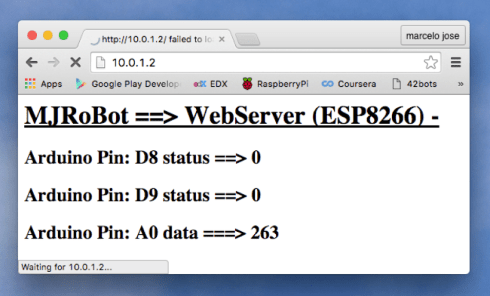 Webserver page