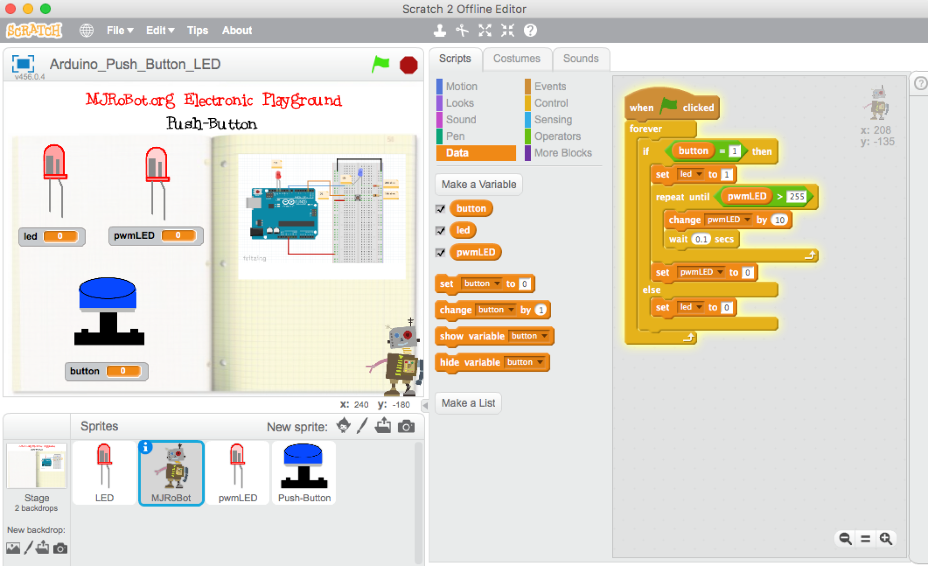 Scratch For Arduino Tutorial Aprendendo eletrônica com o Arduino e a linguagem Scratch 2.0
